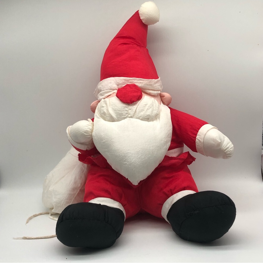 Nylon plush Santa Claus